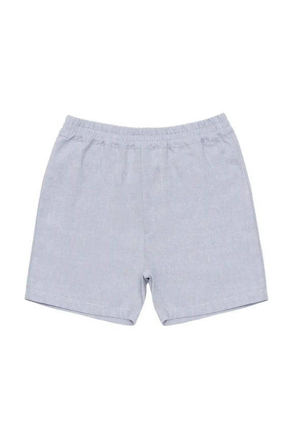 Donsje szorty sportowe dziecięce bawełniane Plom Shorts niebieski 4112600