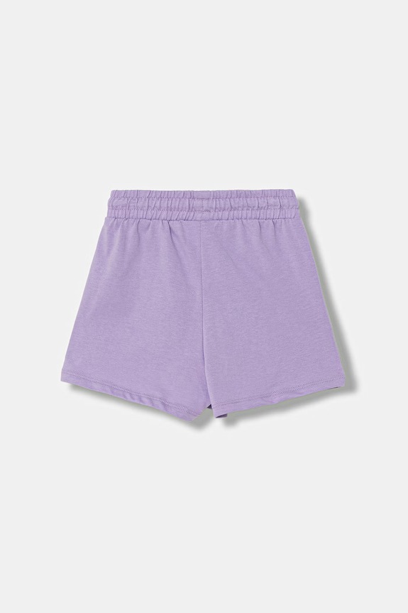 United Colors of Benetton σορτς επίσημα παιδικά βαμβακερά 3BL0G901T.P.season.PPY2 μωβ SS26