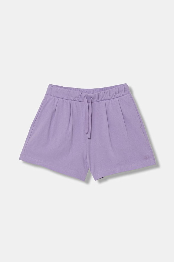United Colors of Benetton Σορτς επίσημα παιδικά βαμβακερά μωβ 3BL0C903I.G.season.PPY2