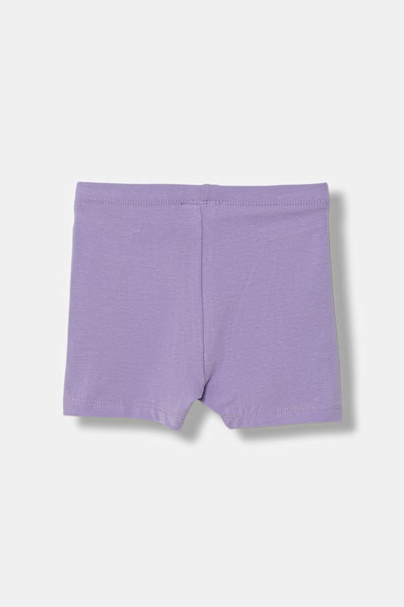 United Colors of Benetton kolesarske kratke hlače otroške iz bombaža z elastanom 3MT1G900R.P.season.PPY2 vijolična SS26