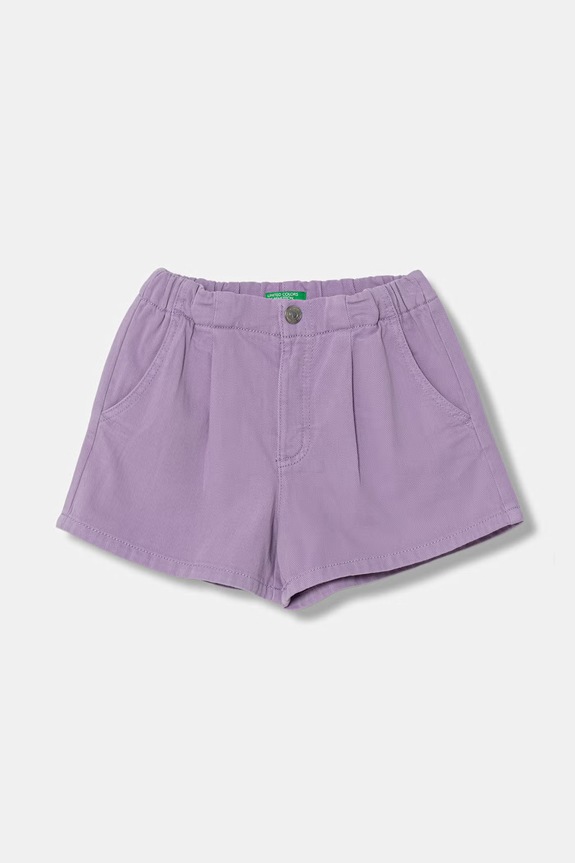 United Colors of Benetton σορτς παιδικά ντένιμ μωβ 4PYAC904Y.G.seasonal