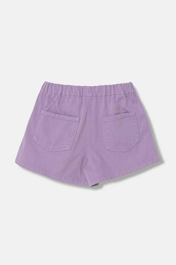 United Colors of Benetton σορτς παιδικά ντένιμ 4PYAC904Y.G.seasonal μωβ SS26