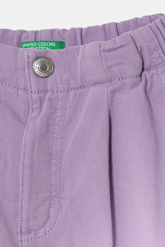 Κοριτσίστικα United Colors of Benetton σορτς παιδικά ντένιμ 4PYAC904Y.G.seasonal μωβ