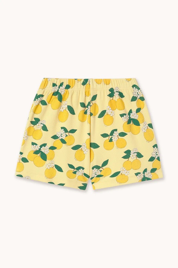Deklice Otroške kratke hlače Tinycottons ORANGES RIB SHORT SS26.113 rumena