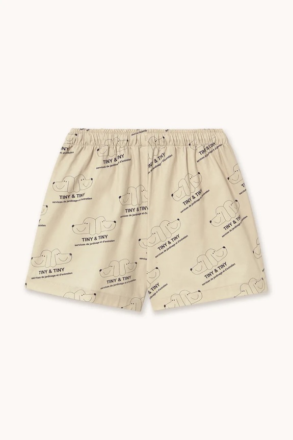 Deklice Otroške bombažne kratke hlače Tinycottons TINY & TINY TWILL SHORTS SS26.309 bež