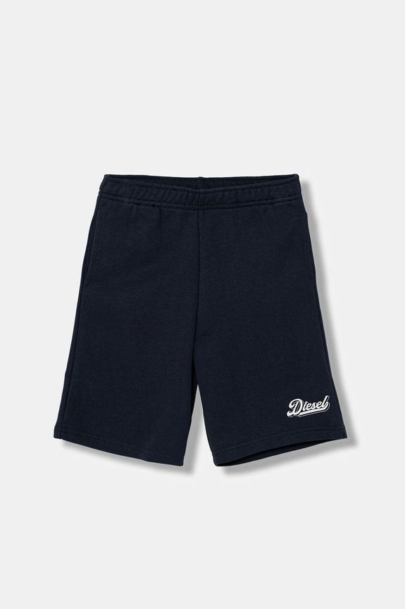 Dječje pamučne kratke hlače Diesel PCORSHORT SHORTS bez uzorka mornarsko plava J02875.KYA1N