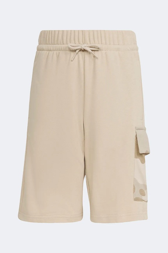 adidas szorty dziecięce KB6843 beżowy SS26