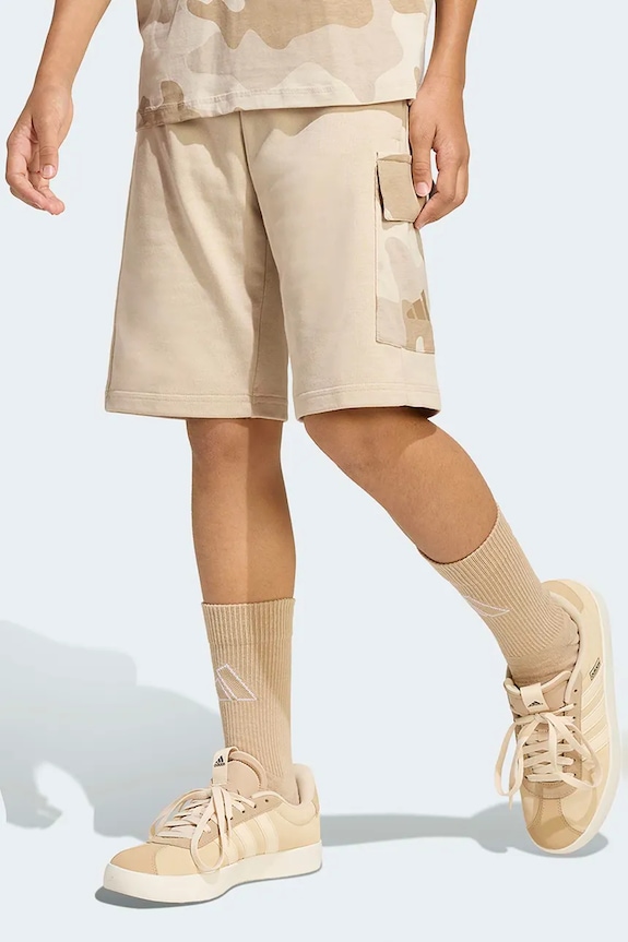 adidas szorty dziecięce beżowy KB6843