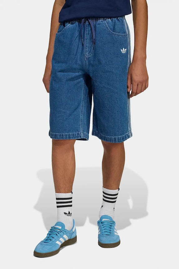 adidas Originals gyerek farmer rövidnadrág kék KE2969