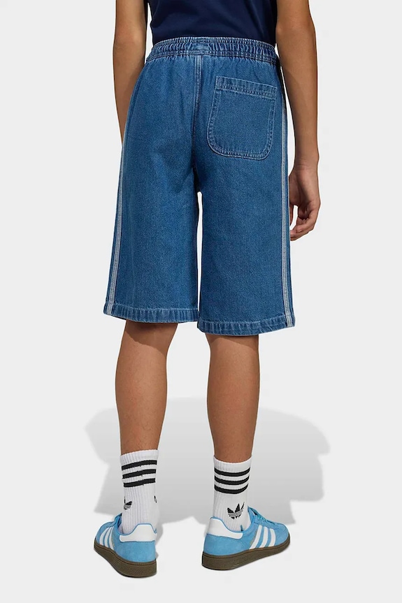 Otroške kratke hlače iz jeansa adidas Originals KE2969 modra