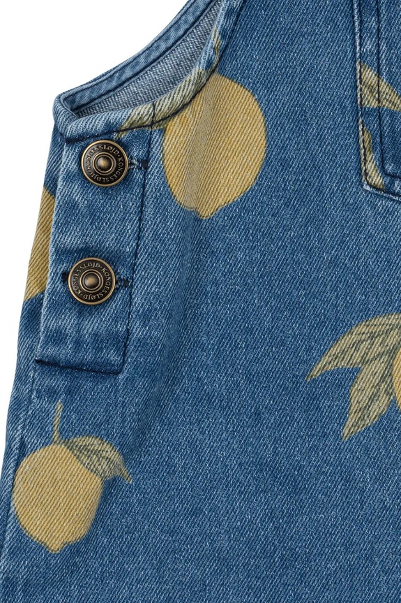 Konges Sløjd ogrodniczki jeansowe dziecięce MAGOT OVERALLS GOTS KS104972.PPY2 granatowy
