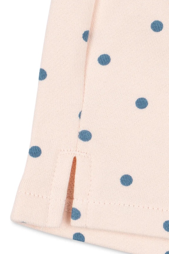 Παιδικό βαμβακερό σορτς Konges Sløjd SPOTTY SWEAT SHORTS GOTS KS105091.PPY2 μπεζ