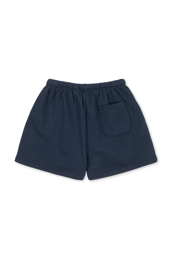 Παιδικό βαμβακερό σορτς Konges Sløjd SPOTTY SWEAT SHORTS GOTS KS105091.PPY2 σκούρο μπλε SS26