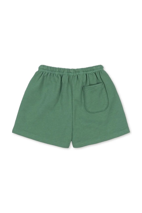 Παιδικό βαμβακερό σορτς Konges Sløjd SPOTTY SWEAT SHORTS GOTS KS105091.PPY2 πράσινο SS26