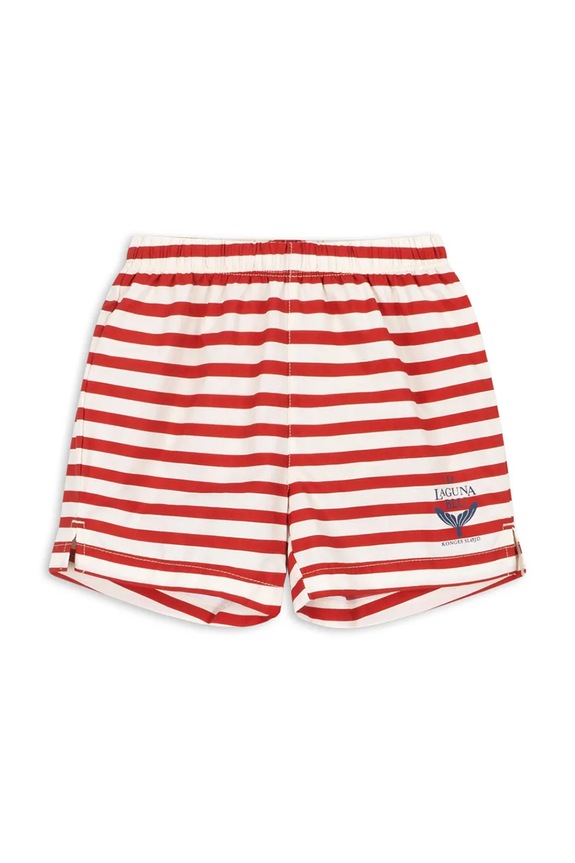 Παιδικά σορτς κολύμβησης Konges Sløjd ASNOU SWIM SHORTS GRS Βρεφικό προϊόν κόκκινο KS104639.PPY2