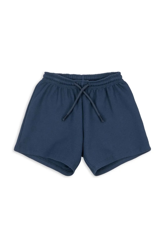 Konges Sløjd gyerek pamut rövidnadrág FLORIAN SHORTS GOTS dzsörzé sötétkék KS104815.PPY2