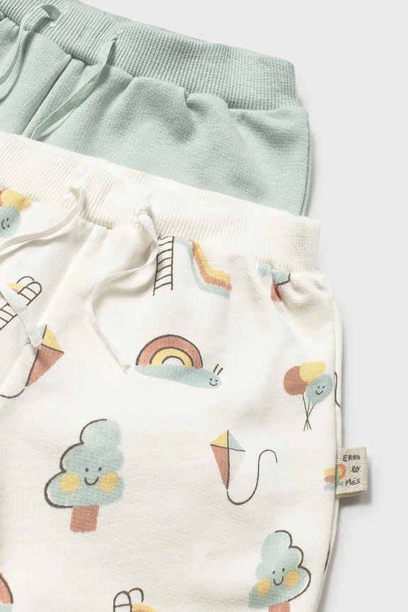Kratke hlače za dojenčka Mayoral Newborn 2-pack zelena 1292.2A.Newborn.PPY2