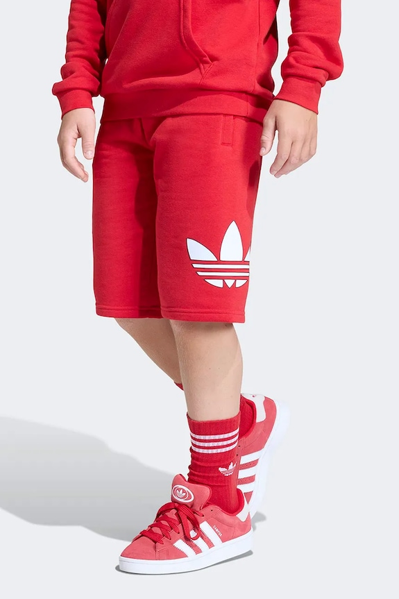 Παιδικό σορτς adidas Originals στάμπα κόκκινο KE2891