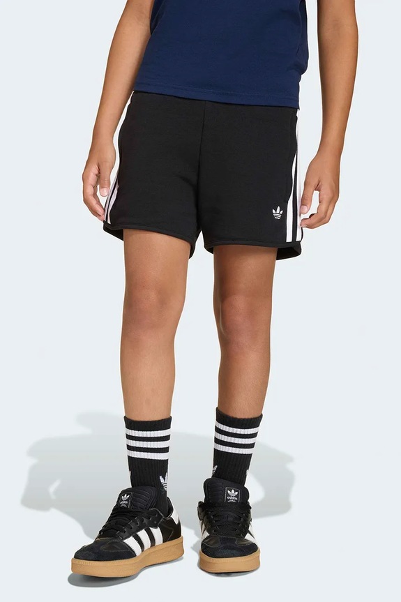 adidas Originals pantaloni scurți pentru copii, cu bumbac negru KD1097