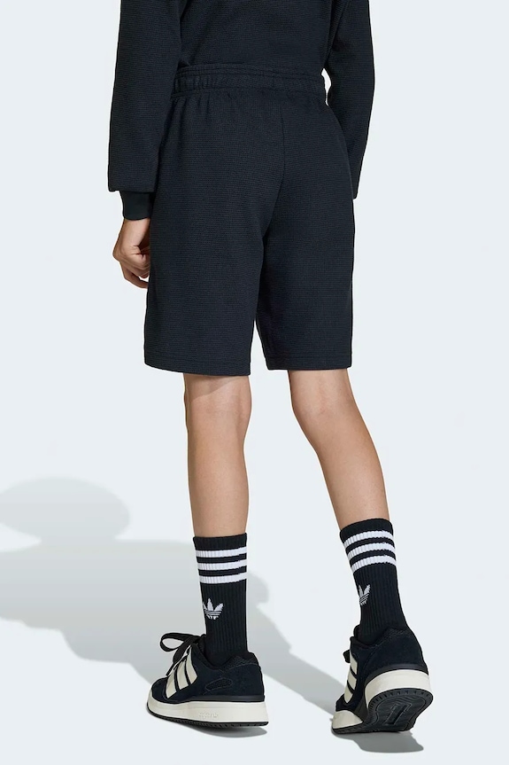 adidas Originals teplákové šortky detské KD5543 čierna