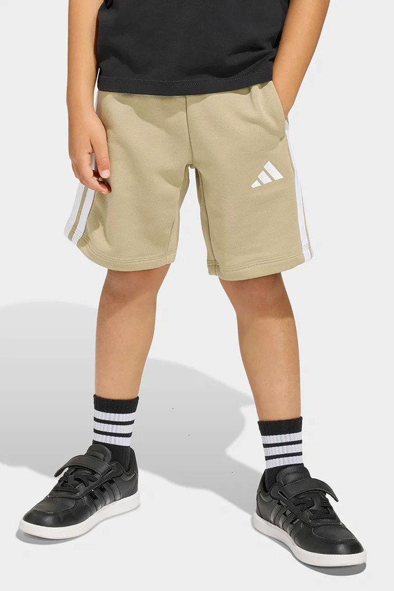 adidas szorty dresowe dziecięce z bawełną zielony KB9644