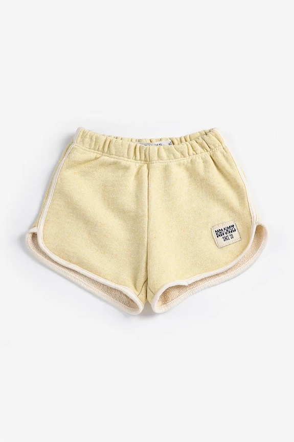 Bobo Choses szorty bawełniane niemowlęce Bobo Choses Since 09 126AB047 żółty SS26