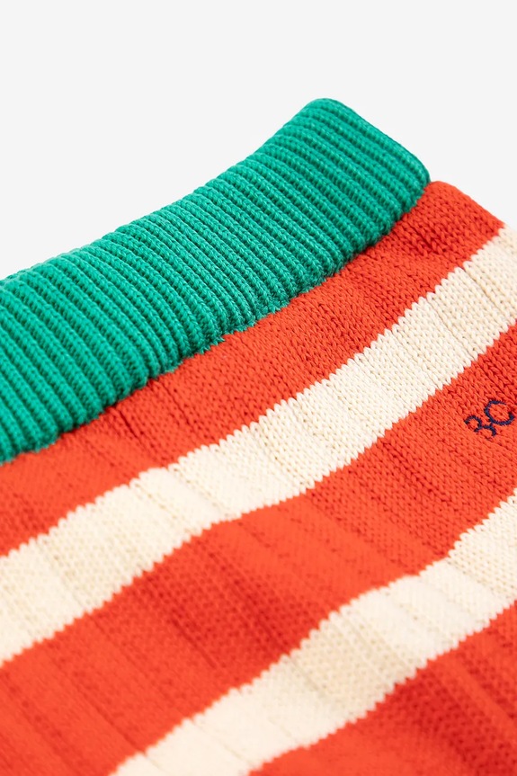 Băieți Bobo Choses pantaloni scurți din bumbac pentru bebeluși 126AB143 rosu