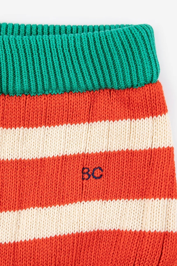 Bobo Choses pantaloni scurți din bumbac pentru bebeluși rosu 126AB143
