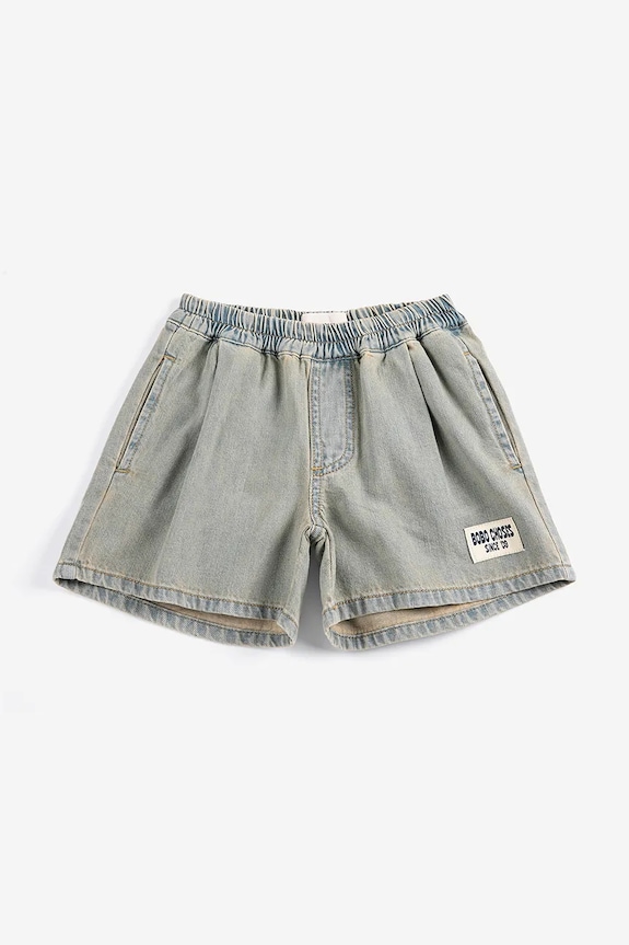 Bobo Choses pantaloni scurți din bumbac pentru copii Bobo Choses Since 09 126AC073 albastru SS26