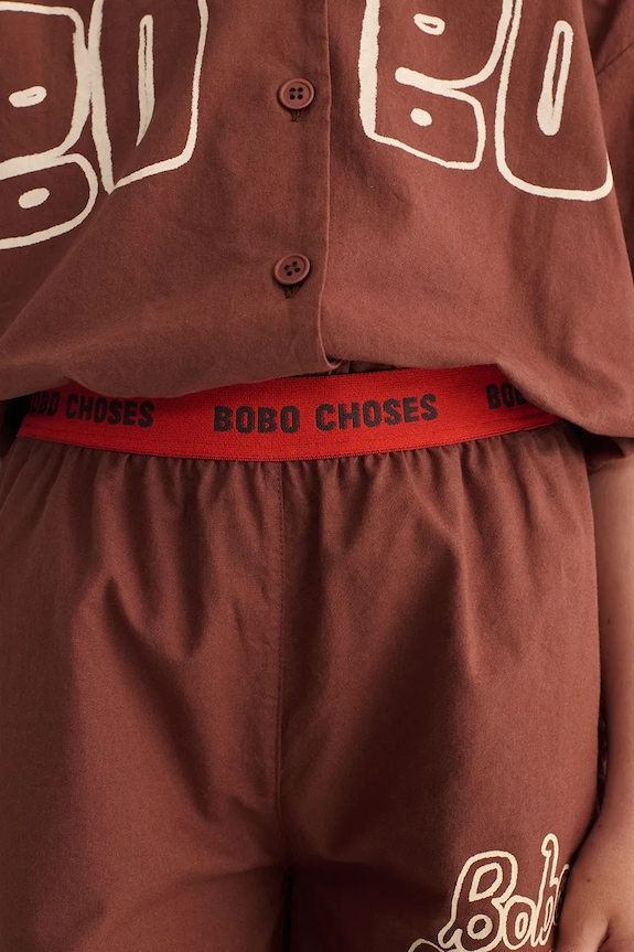 Bobo Choses pantaloni scurți din bumbac pentru copii Bobo Choses By Hand 126AC145