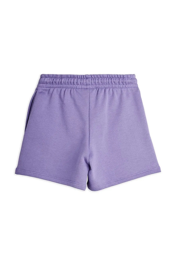 Mini Rodini kratke hlače za djecu od pamuka Football 26230130 ljubičasta SS26