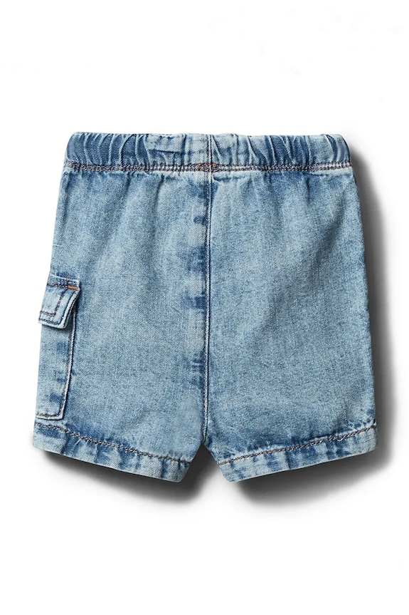 Calvin Klein Jeans szorty niemowlęce jeansowe LVCKSJC60B.PPY2 niebieski SS26