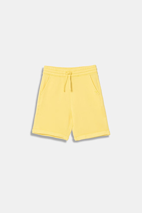 United Colors of Benetton szorty dziecięce bawełniane żółty 3J68C901G.G.Stagionale