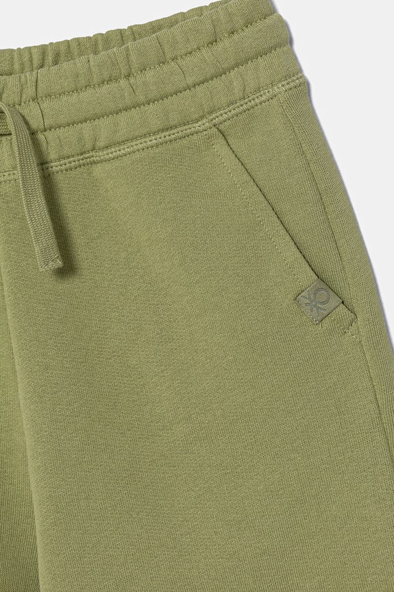 Băieți United Colors of Benetton pantaloni scurți copii de bumbac 3J68C901G.G.Stagionale verde