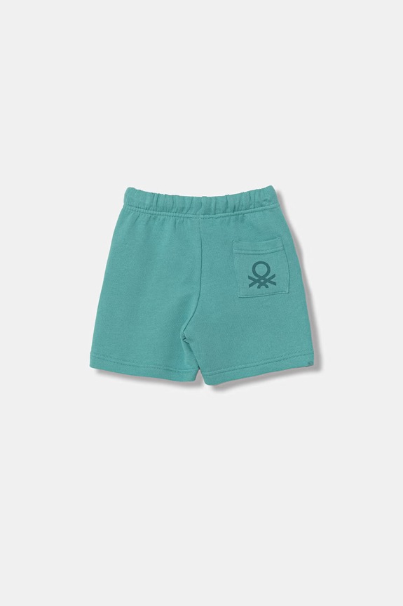 United Colors of Benetton pantaloni scurți pentru copii, din bumbac 3J70G900P.P.Stagionale turcoaz SS26