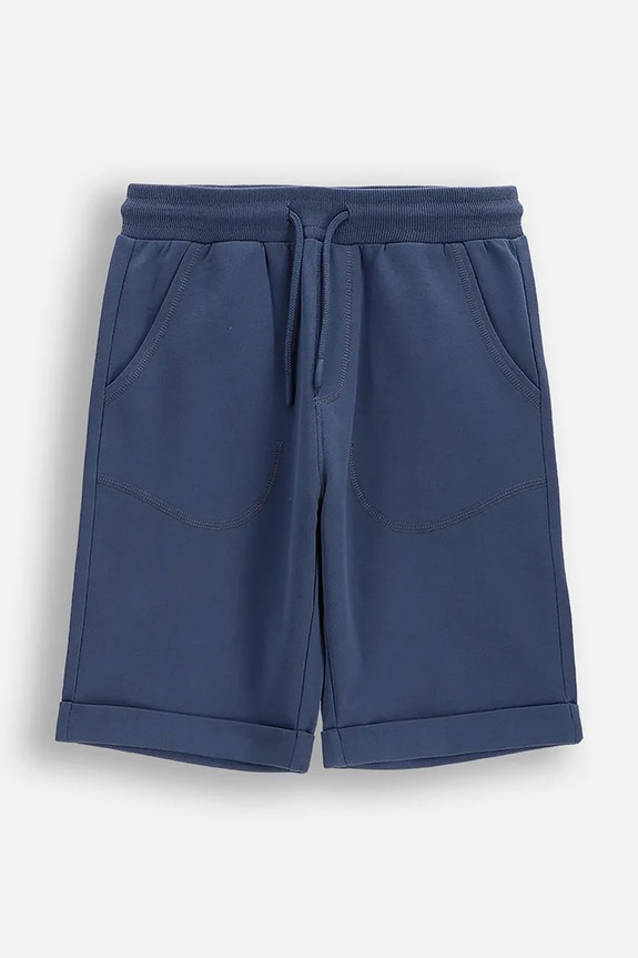 Coccodrillo pantaloni scurți de trening pentru copii, cu bumbac albastru WC6120501VBB