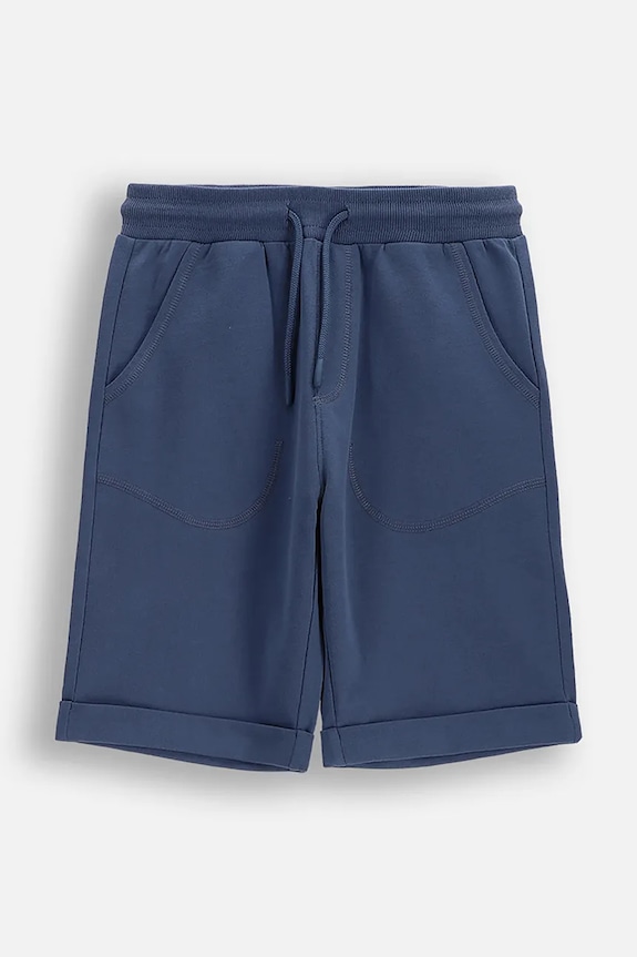 Coccodrillo pantaloni scurți de trening pentru copii, cu bumbac albastru WC6120501VBB