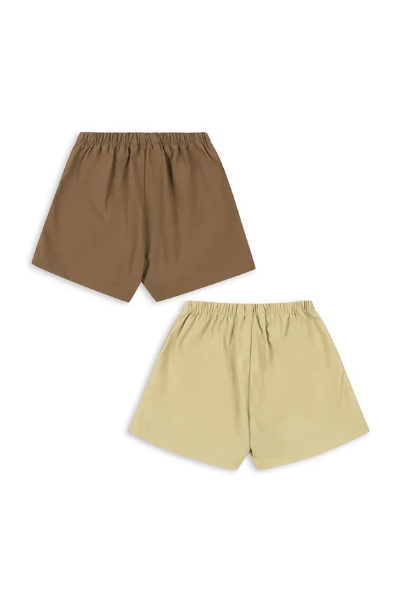 Konges Sløjd šortky detské 2 PACK ACTY SHORTS KS105232.PPY2 zelená SS26