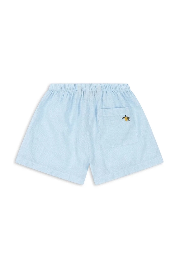 Konges Sløjd pantaloni scurți copii din bumbac FRAN SHORTS GOTS KS105389.PPY2 albastru SS26