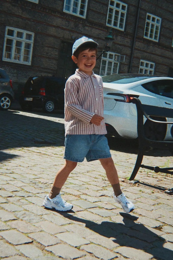 Konges Sløjd šortky detské rifľové MAGOT DENIM SHORTS GOTS KS105462.PPY2 tmavomodrá