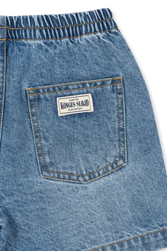 Chlapec Konges Sløjd šortky detské rifľové MAGOT DENIM SHORTS GOTS KS105462.PPY2 tmavomodrá