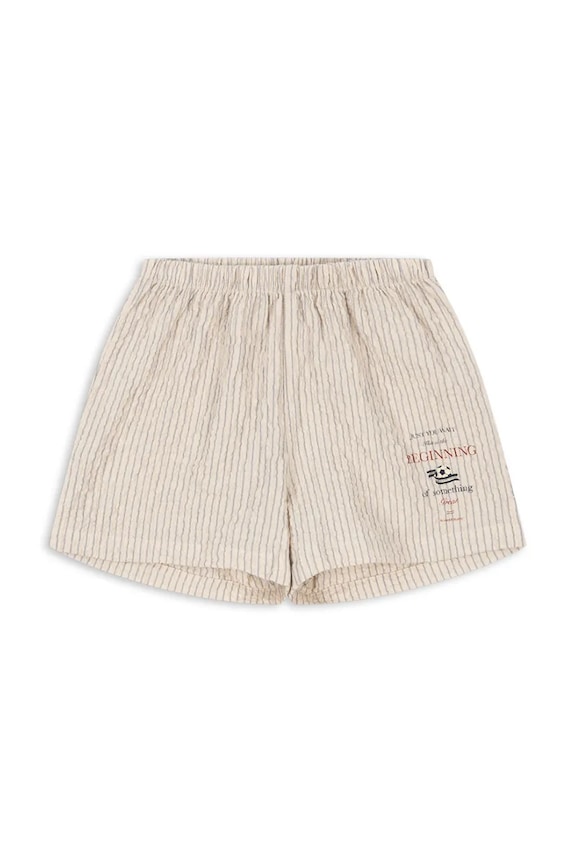 Konges Sløjd σορτς Παιδικά με βαμβάκι ELLIOT SHORTS GOTS μπεζ KS105350.PPY2