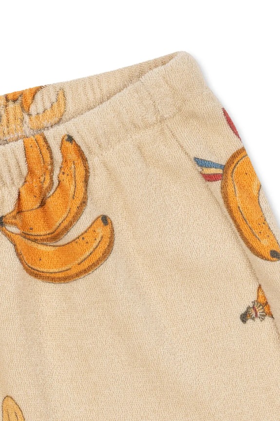 Chlapec Konges Sløjd teplákové šortky detské bavlnené ITTY SHORTS GOTS KS105426.PPY2 žltá