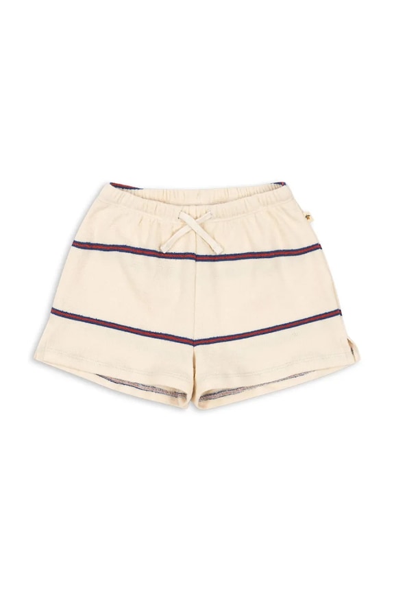 Konges Sløjd šortky detské s bavlnou TRIO SHORTS GOTS KS105558.PPY2 béžová SS26