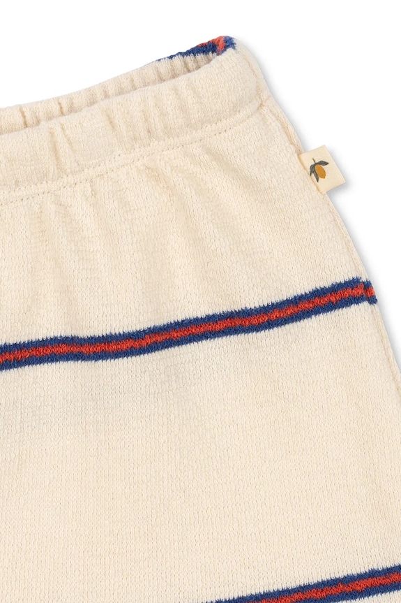 Konges Sløjd šortky detské s bavlnou TRIO SHORTS GOTS béžová KS105558.PPY2