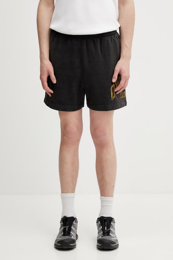 Represent szorty bawełniane Owners nadruk szary OCM100049.02