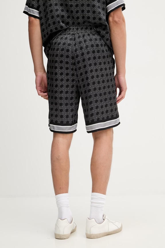 Îmbrăcăminte Karl Lagerfeld pantaloni scurți bărbați cu vâscoză 561881.265702 negru