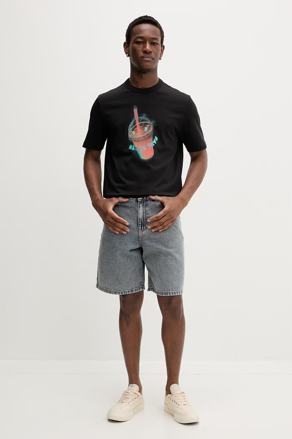 Les Deux szorty męskie jeansowe Ryder 1001445 niebieski SS26