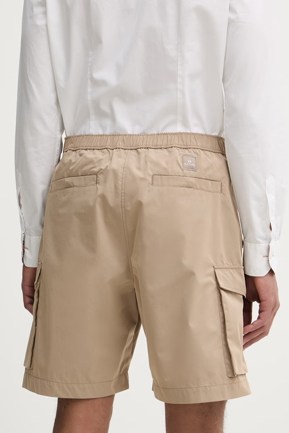 Ρούχα PS Paul Smith σορτς cargo Ανδρικά με βαμβάκι M2R.622Z.V22634 μπεζ