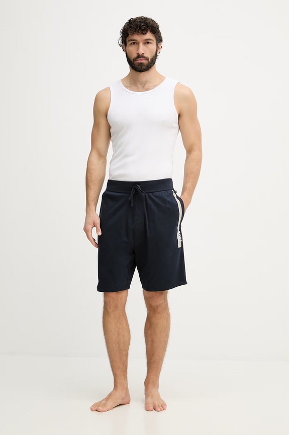 BOSS Autentické šortky 50554778 tmavomodrá SS26
